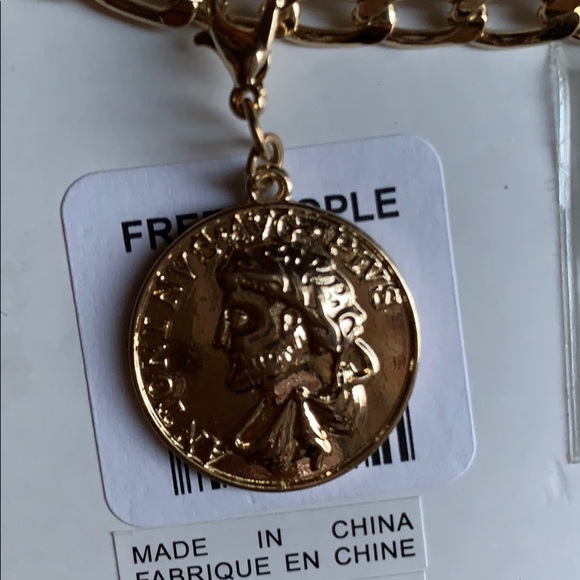 Free People Royal Charm Necklace, NWT - Picture 5 of 6